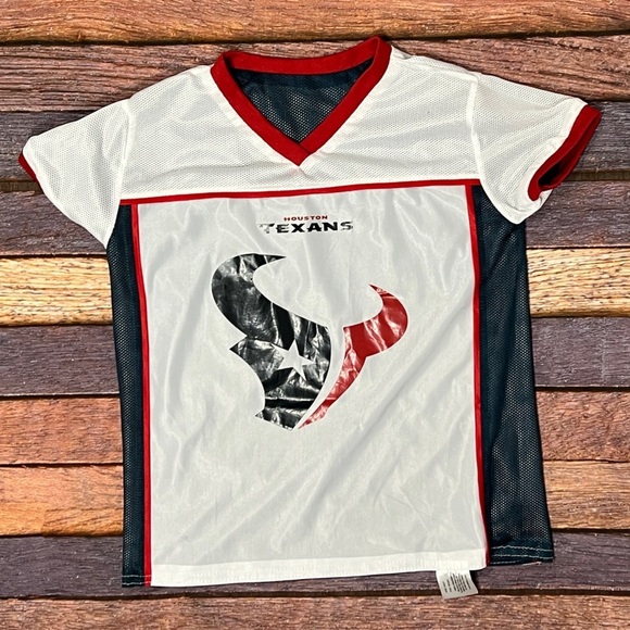 Houston Texan Flag Football Boys Kids Reversible Jersey Youth - Picture 3 of 5